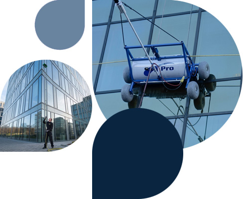 Window cleaning.