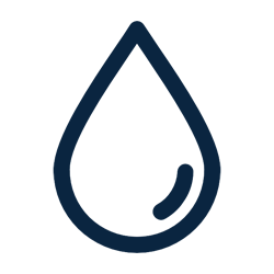 Water, wind & fire damage restoration Water damage restoration icon.